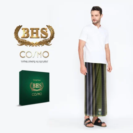 BHS Cosmo Gold Sarong Green Black