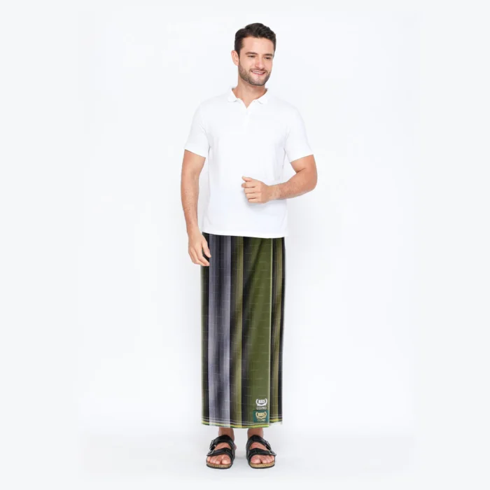 BHS Cosmo Gold Sarong Green Black