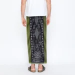 BHS Cosmo Gold Sarong Green Black
