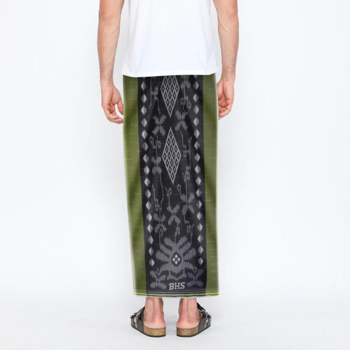 BHS Cosmo Gold Sarong Green Black