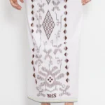 BHS Cosmo Silver Macawis White