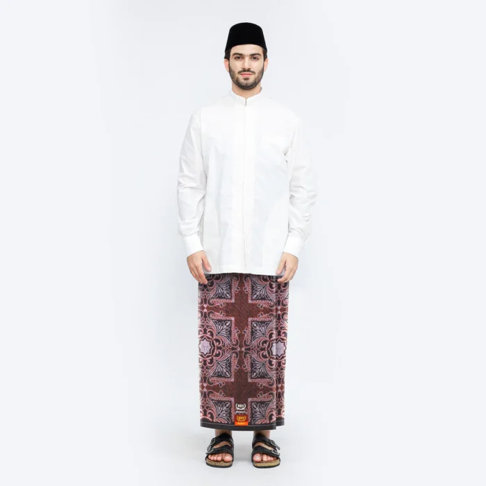 "BHS Infinity Gold" Sarong - Maroon Red