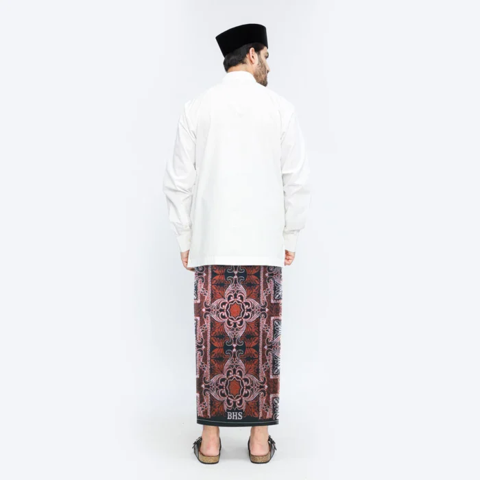 "BHS Infinity Gold" Sarong - Maroon Red