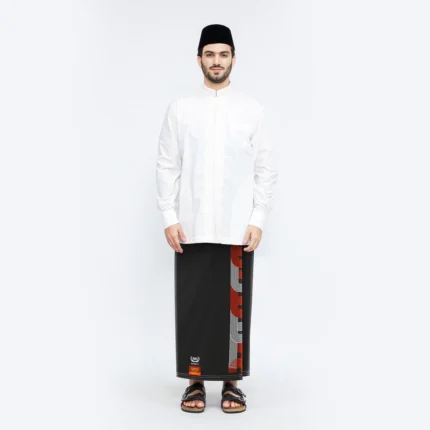 BHS Infinity Gold Sarong Black Red