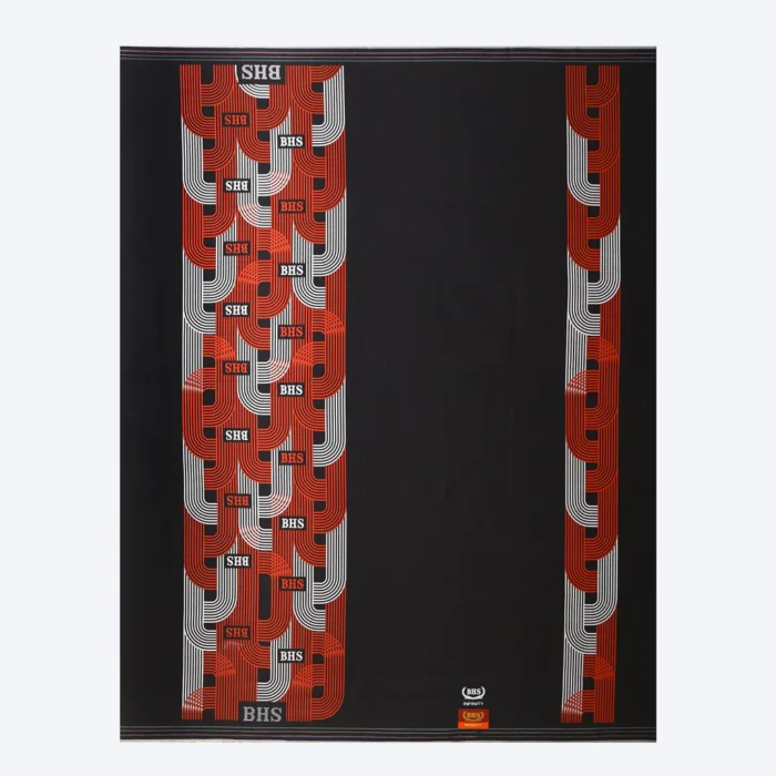 BHS Infinity Gold Sarong Black Red