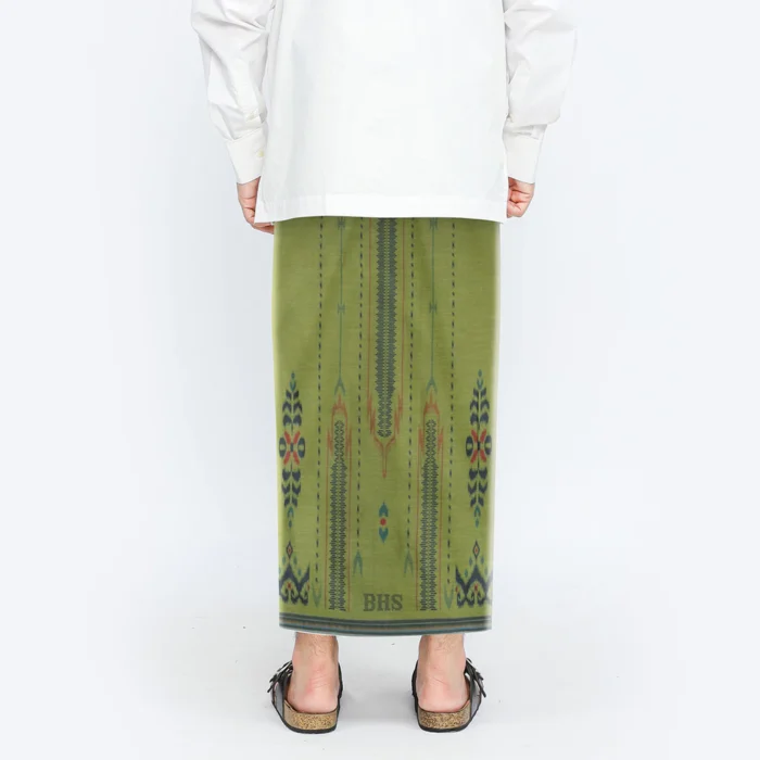 BHS Infinity Gold Sarong Green