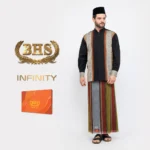 BHS Infinity Gold Sarong Red & Olive Green
