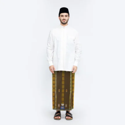 Sarung BHS Classic Gold Motif C48 JGF Gold Brown