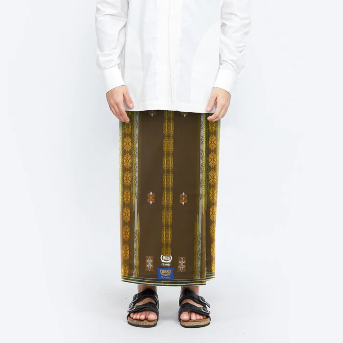 Sarung BHS Classic Gold Motif C48 JGF Gold Brown