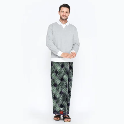 BHS Infinity Gold Sarong - Green Black