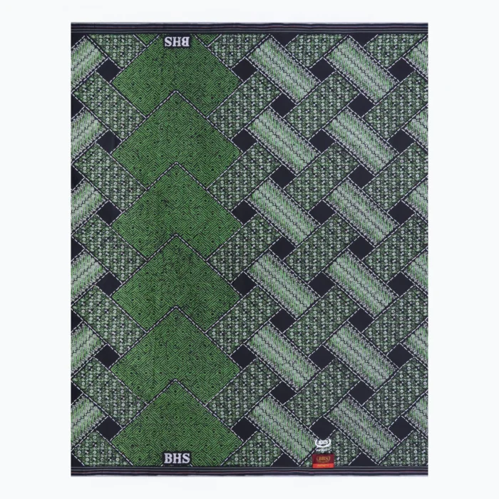 BHS Infinity Gold Sarong - Green Black