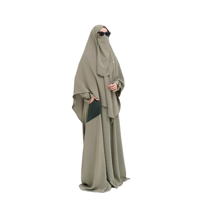 Abaya Anti UV green matcha