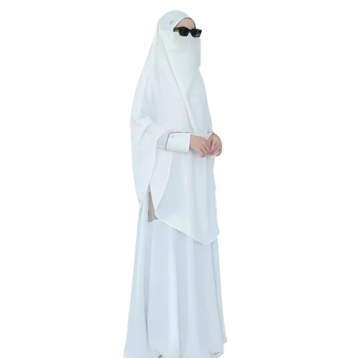 Abaya Anti UV white
