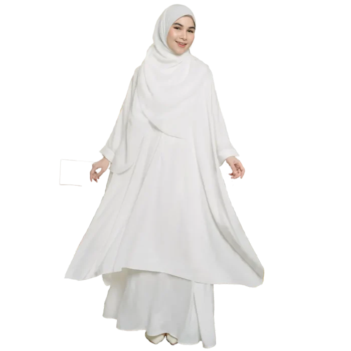 a Set Tunic Skirt Broken White
