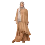 a Set Tunic Skirt Tortila Brown