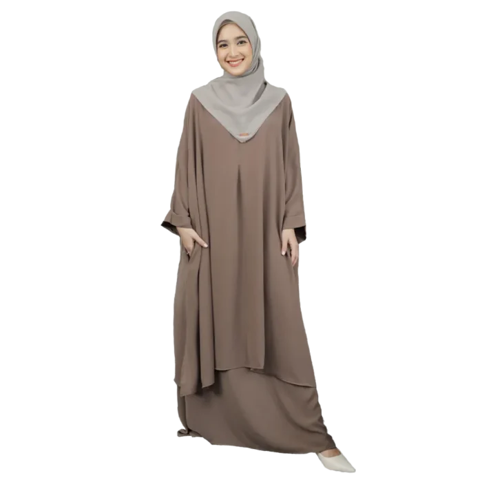 a Set Tunic Skirt Cedar Brown