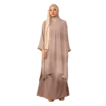 a Set Tunic Skirt Dark Crepe