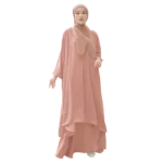 a Set Tunic Skirt Rose Pink