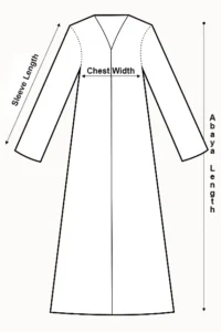 Size Chart Abaya