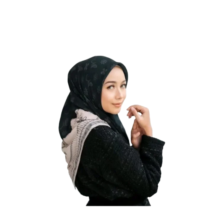 Voal Square Scarf - islamic turkish dresses