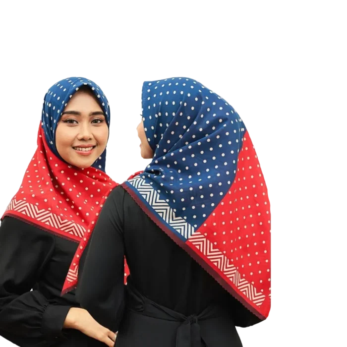Voal Square Scarf - hat and matching scarf