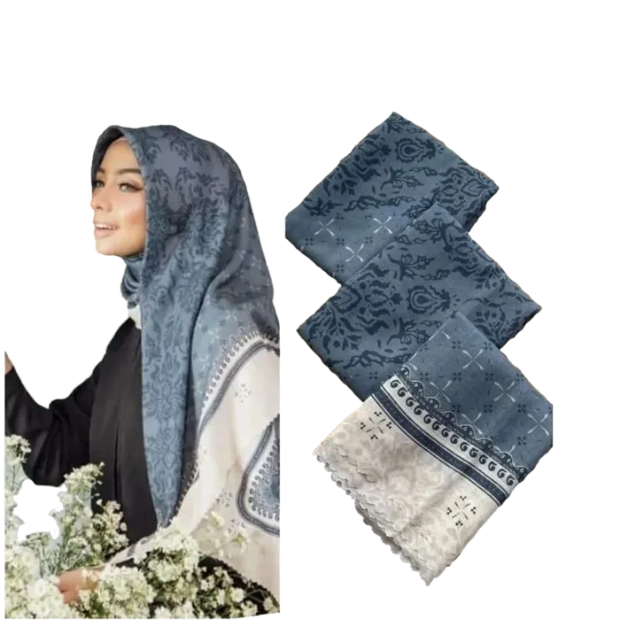 Voal Square Scarf - muslim funeral clothes