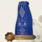 Authentic Woven Wadimor Sarong In Elegant Solid Colors With A Center Flower Design
