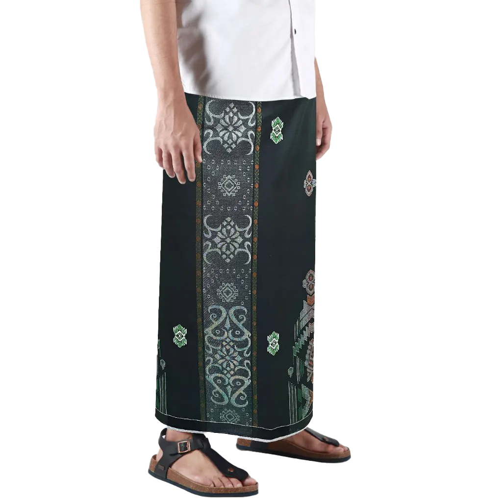 Mangga Sarong Royal Platinum Emerald Green Mangga Sarong Royal Platinum Emerald Green