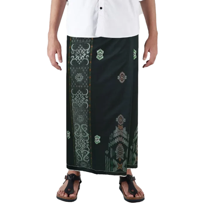 Mangga Sarong Royal Platinum Emerald Green