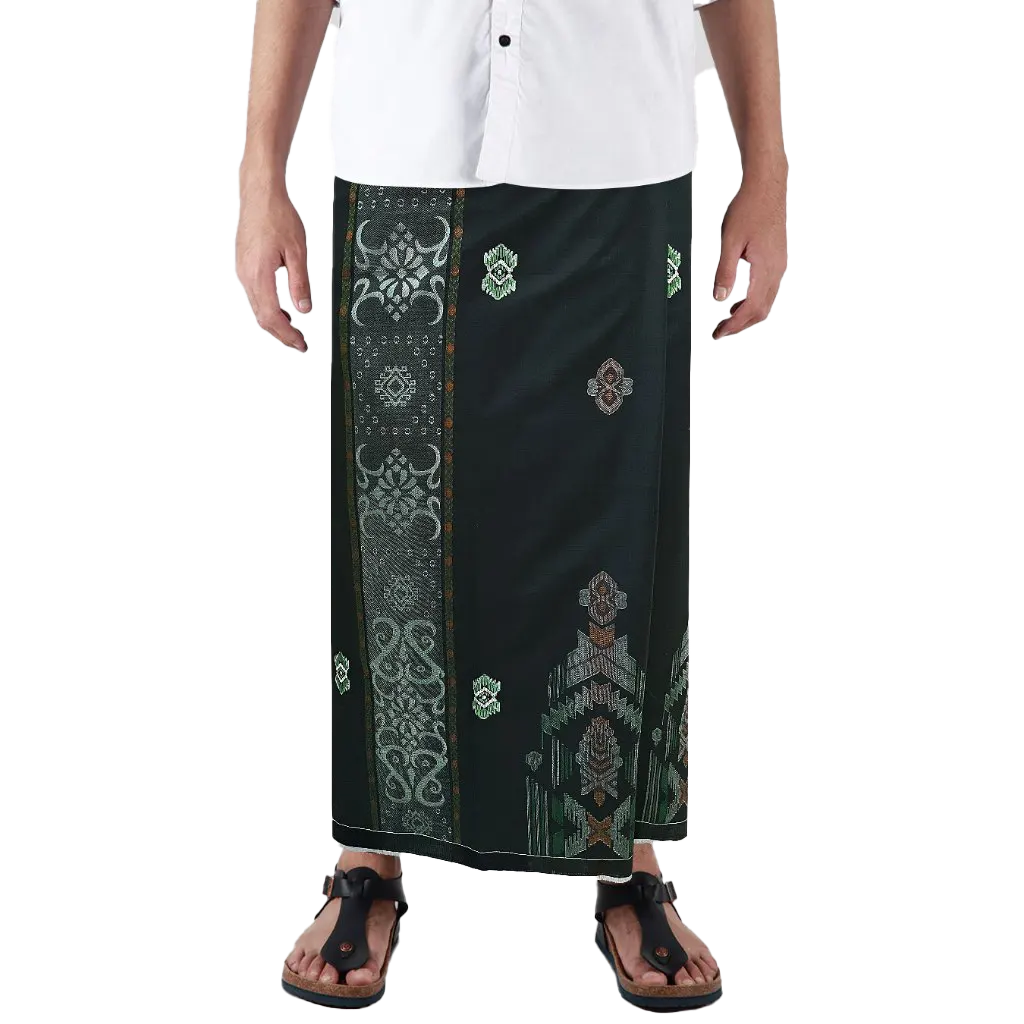Mangga Sarong Royal Platinum Emerald Green Mangga Sarong Royal Platinum Emerald Green