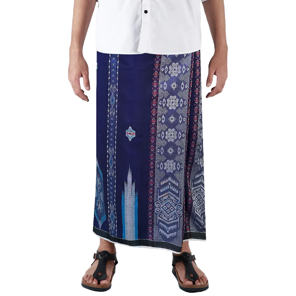 Mangga Sarong Royal Platinum Royal Blue Mangga Sarong Royal Platinum Royal Blue