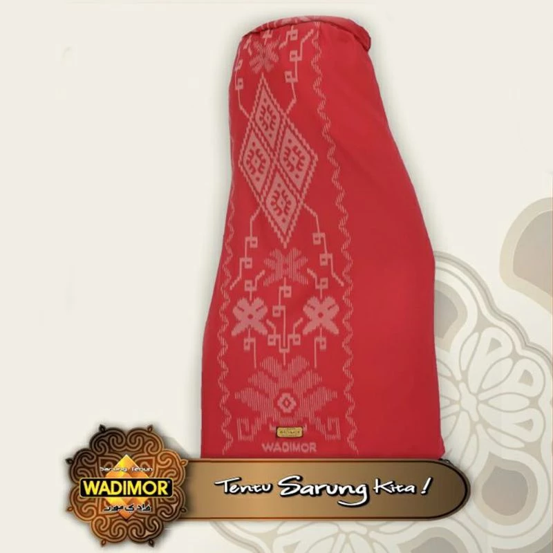 Original Wadimor Plain Sarong With Center Flower Soft & Cool Woven Fabric Original Wadimor Plain Sarong With Center Flower Soft & Cool Woven Fabric