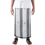 Sarong Mangga Millenium Dobby Floral Beige White
