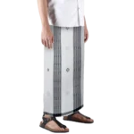 Sarong Mangga Millenium Dobby Floral Beige White