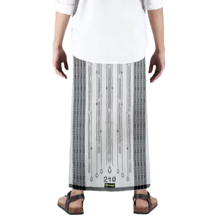 Sarong Mangga Millenium Dobby Floral Beige White