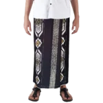 Sarong Mangga Millenium Dobby Floral Black Limited Edition