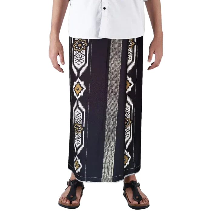 Sarong Mangga Millenium Dobby Floral Black Limited Edition