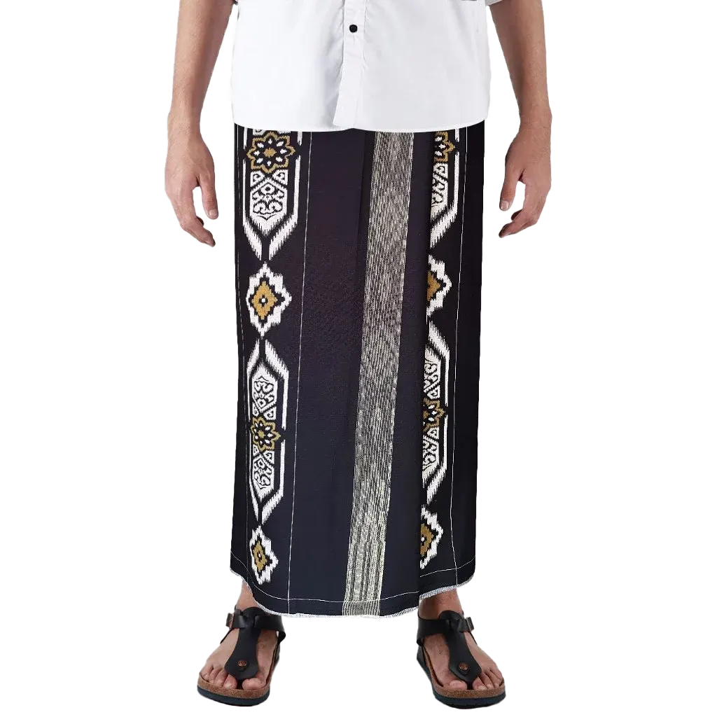 Sarong Mangga Millenium Dobby Floral Black Limited Edition Sarong Mangga Millenium Dobby Floral Black Limited Edition