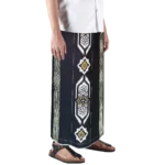 Sarong Mangga Millenium Dobby Floral Black Limited Edition