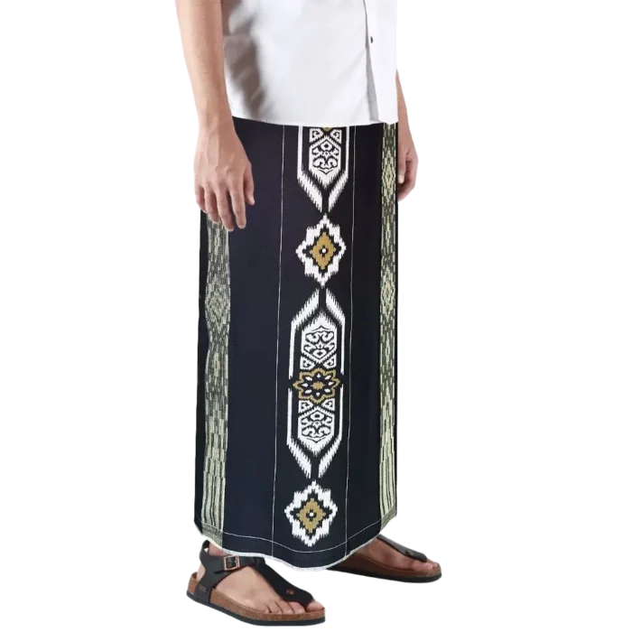 Sarong Mangga Millenium Dobby Floral Black Limited Edition