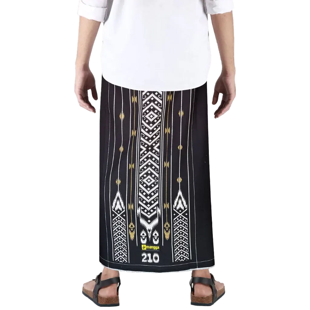 Sarong Mangga Millenium Dobby Floral Black Limited Edition Sarong Mangga Millenium Dobby Floral Black Limited Edition