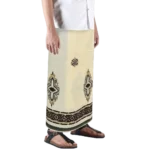 Sarong Mangga Millenium Dobby Floral Cream
