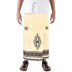 Sarong Mangga Millenium Dobby Floral Cream