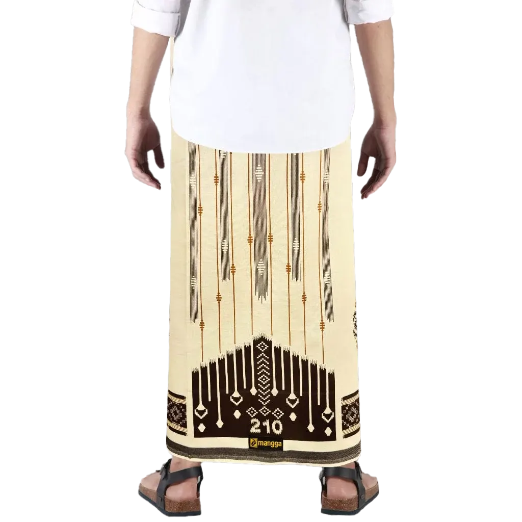 Sarong Mangga Millenium Dobby Floral Cream Sarong Mangga Millenium Dobby Floral Cream