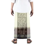 Sarong Mangga Millenium Dobby Floral Cream Brown