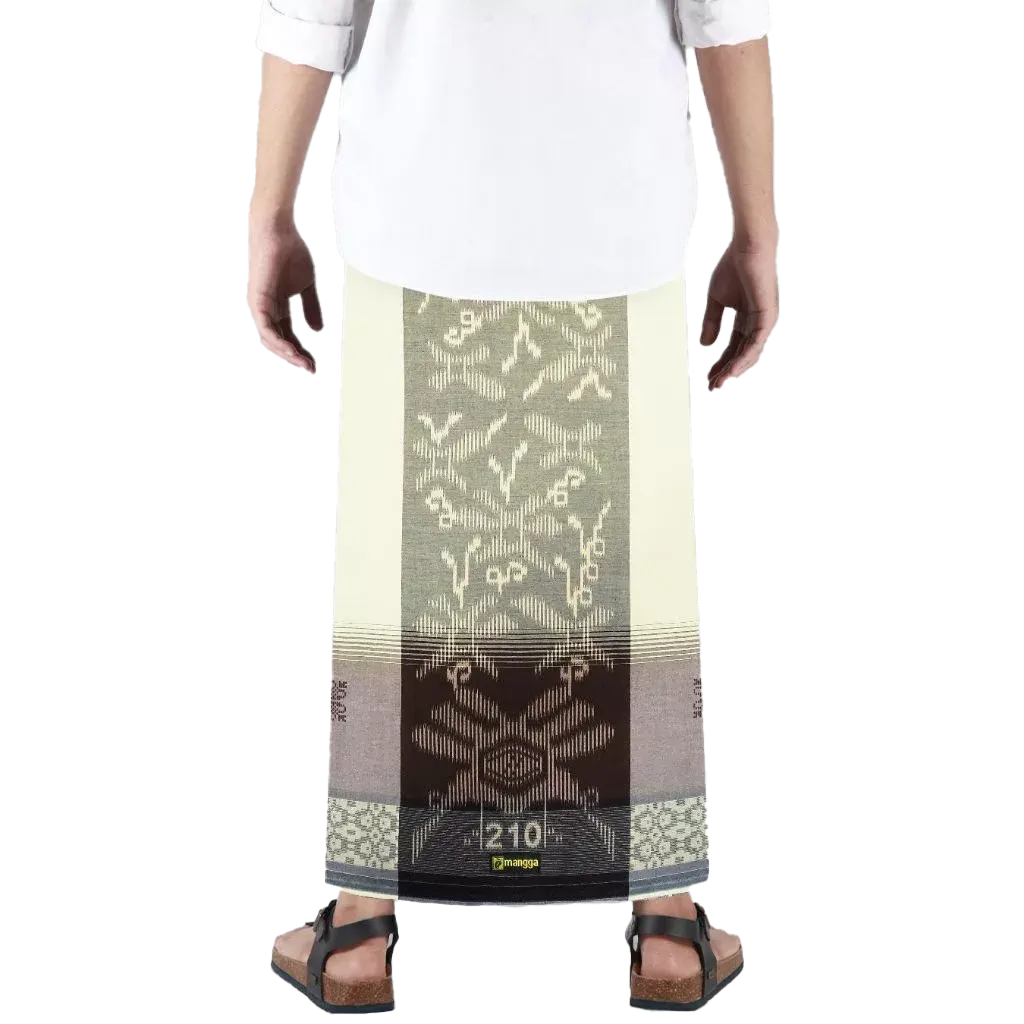 Sarong Mangga Millenium Dobby Floral Cream Brown Sarong Mangga Millenium Dobby Floral Cream Brown