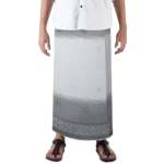 Sarong Mangga Millenium Dobby Floral Ghost White