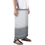 Sarong Mangga Millenium Dobby Floral Ghost White