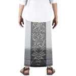 Sarong Mangga Millenium Dobby Floral Ghost White