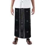 Sarong Mangga Millenium Dobby Floral Gray Black